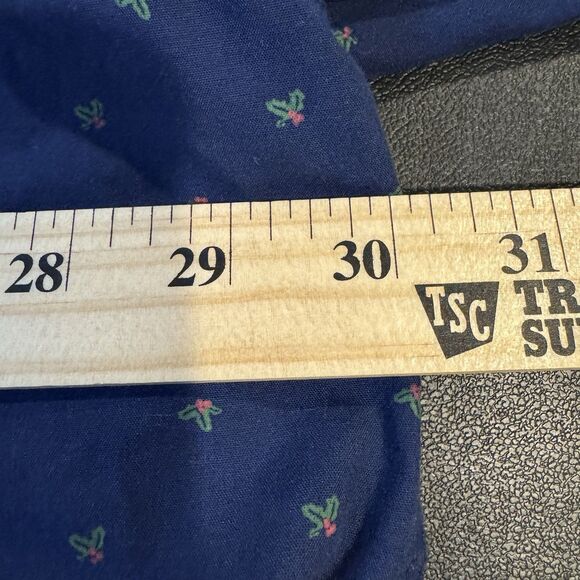 Saddlebred Shirt 3XLT Men Blue Floral Long Sleeve Button Down Classic Fit Holly - Picture 6 of 6